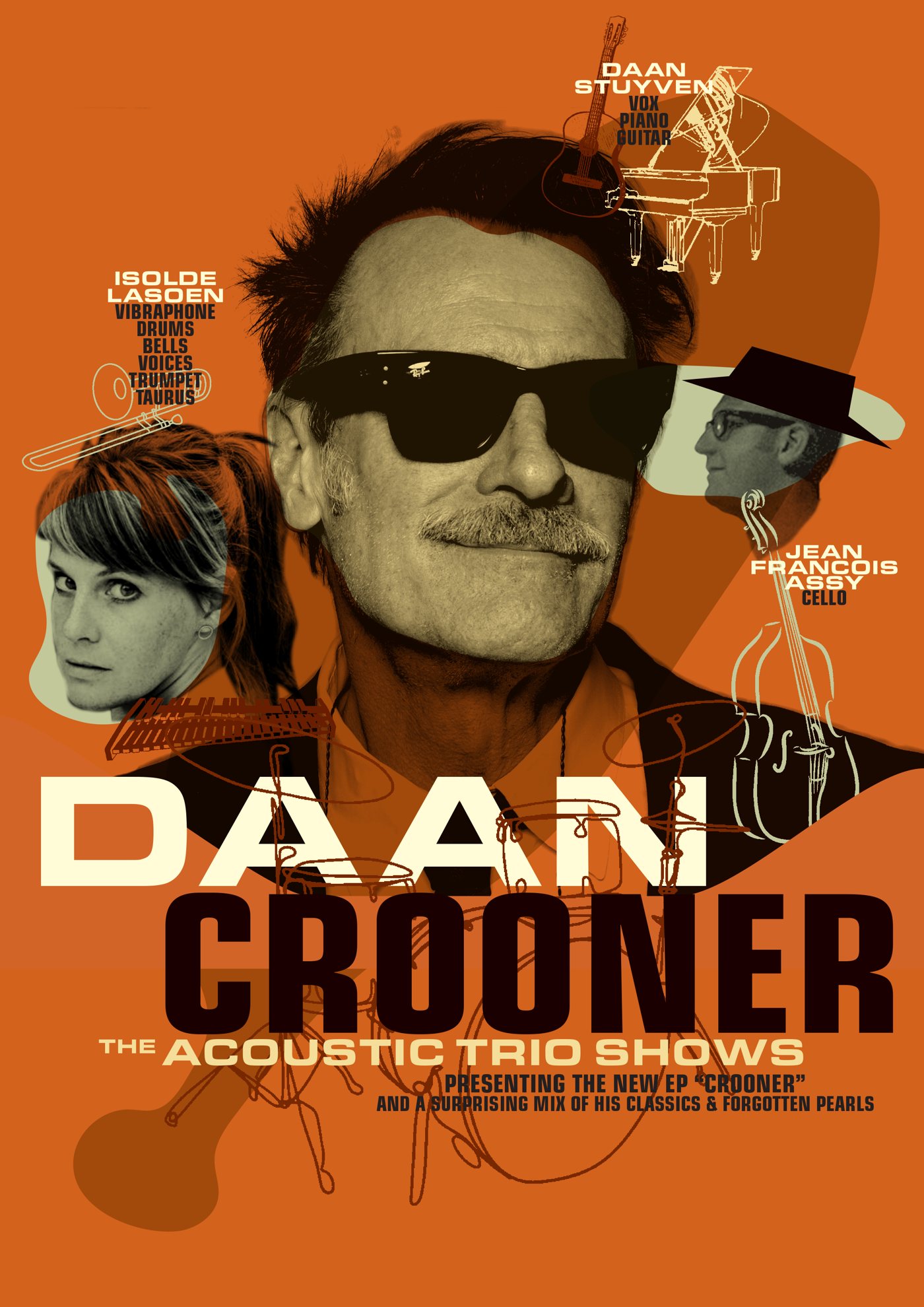 DAAN — Crooner, the acoustic trio shows